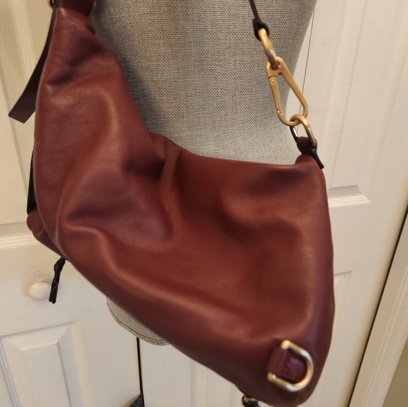 Rag & Bone Stylish Brown Leather One Strap Backpack Bag - Picture 10 of 16